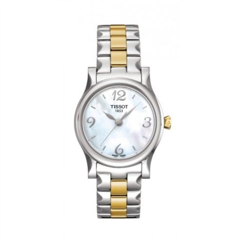 Tissot Stylis-T Quartz 29 Stainless Steel / Yellow Gold PVD / MOP / Bracelet